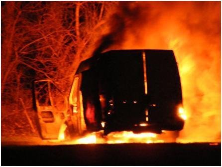 ford transit fire
