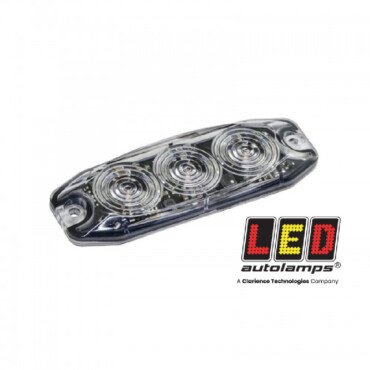 Low-Profile LED Amber Warning Lamp