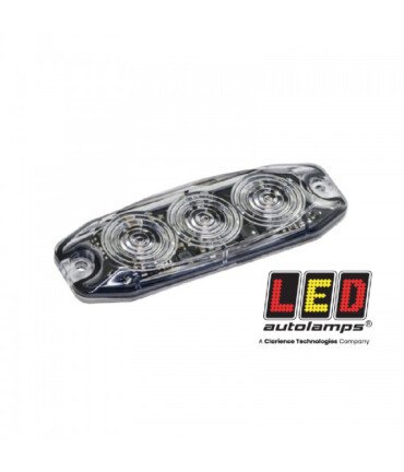 Low-Profile LED Amber Warning Lamp