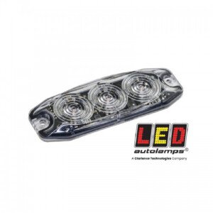 Low-Profile LED Amber Warning Lamp