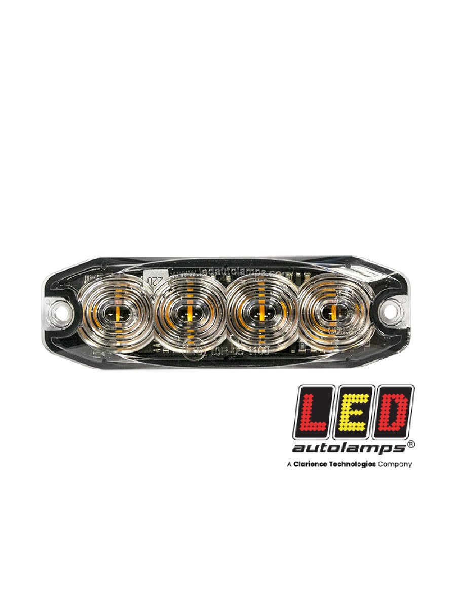 R65 Low-Profile LED Amber Warning Lamps