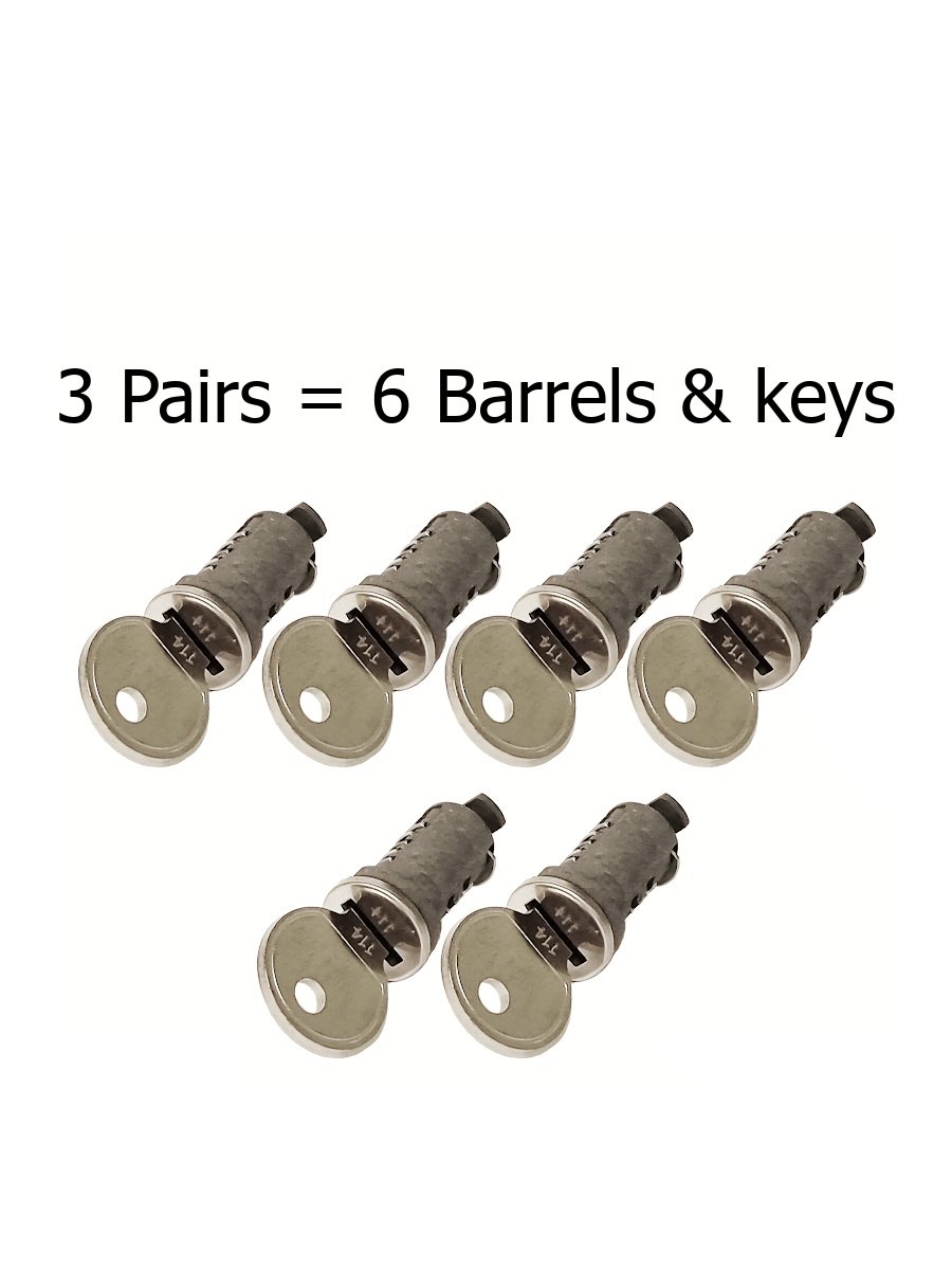 Rhino KammBar Lock Barrels and Keys
