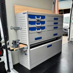 Peugeot Boxer Hexi-deck Floor, Vankit Storage & Vice Mobile Workshop Conversions