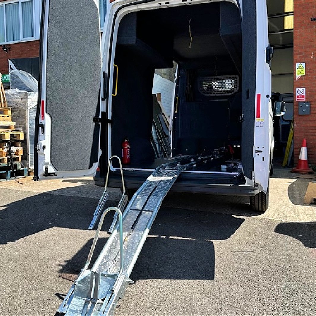 Police Bike Van Conversion 1