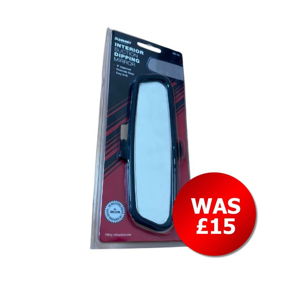 Summit Interior Suction Dipping Mirror