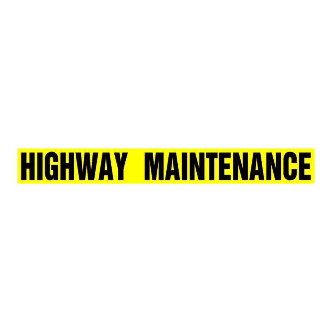 Highway Maintenance Sign