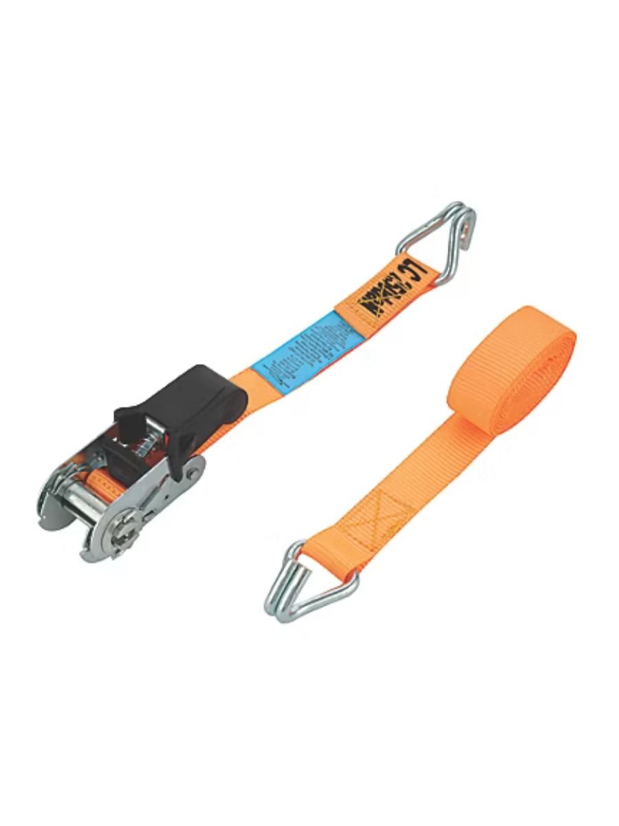Ratchet Tie-Down with J-Hooks
