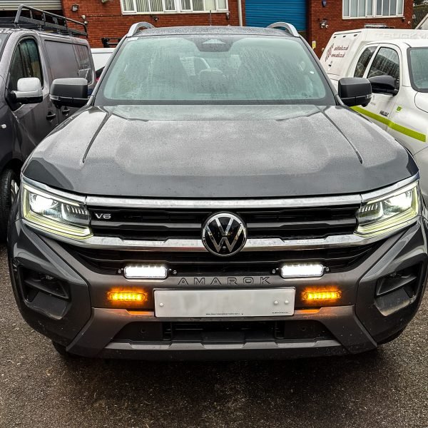 VW Amarok Amber LED Strobe Lights & White Spot Type Lights - 2